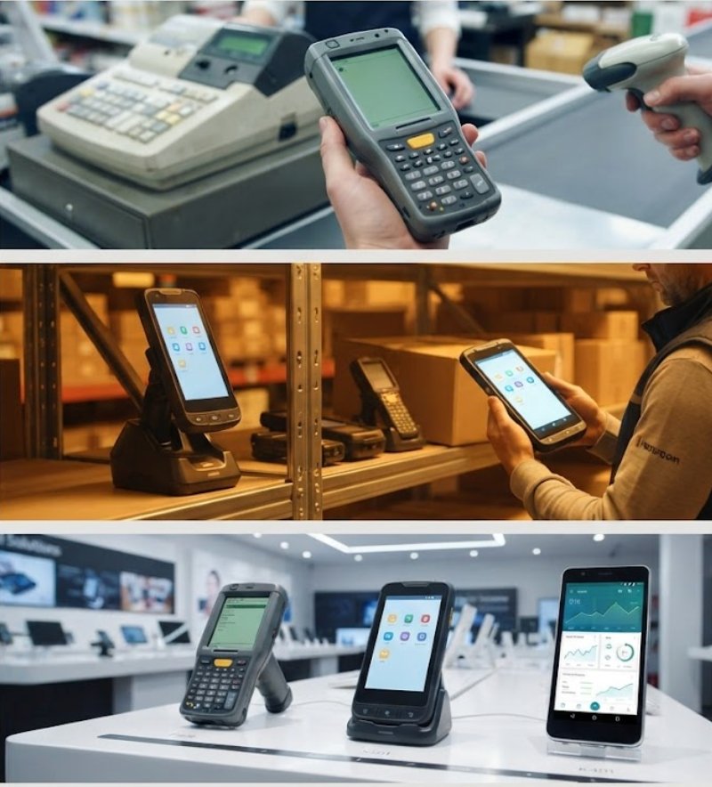 Handheld PDA F505 X501 K401 Retail POS: Technology Evolution and Comparison(图3)