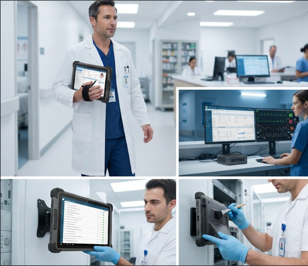 ST11-J and HTYJ08A Rugged Tablet Medical Workstation Maintenance Walkthrough(图3) ST11-J and HTYJ08A Rugged Tablet Medical Workstation Maintenance Walkthrough(图3)