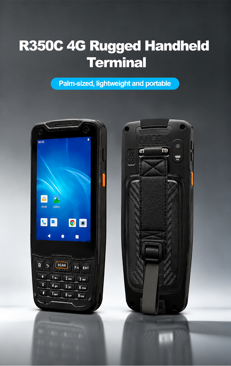 R350C 4-inch Industrial PDA | Qualcomm QCM2290 Quad-core | Android 13 | Barcode Scanning & NFC(图1) R350C 4-inch Industrial PDA | Qualcomm QCM2290 Quad-core | Android 13 | Barcode Scanning & NFC(图1)