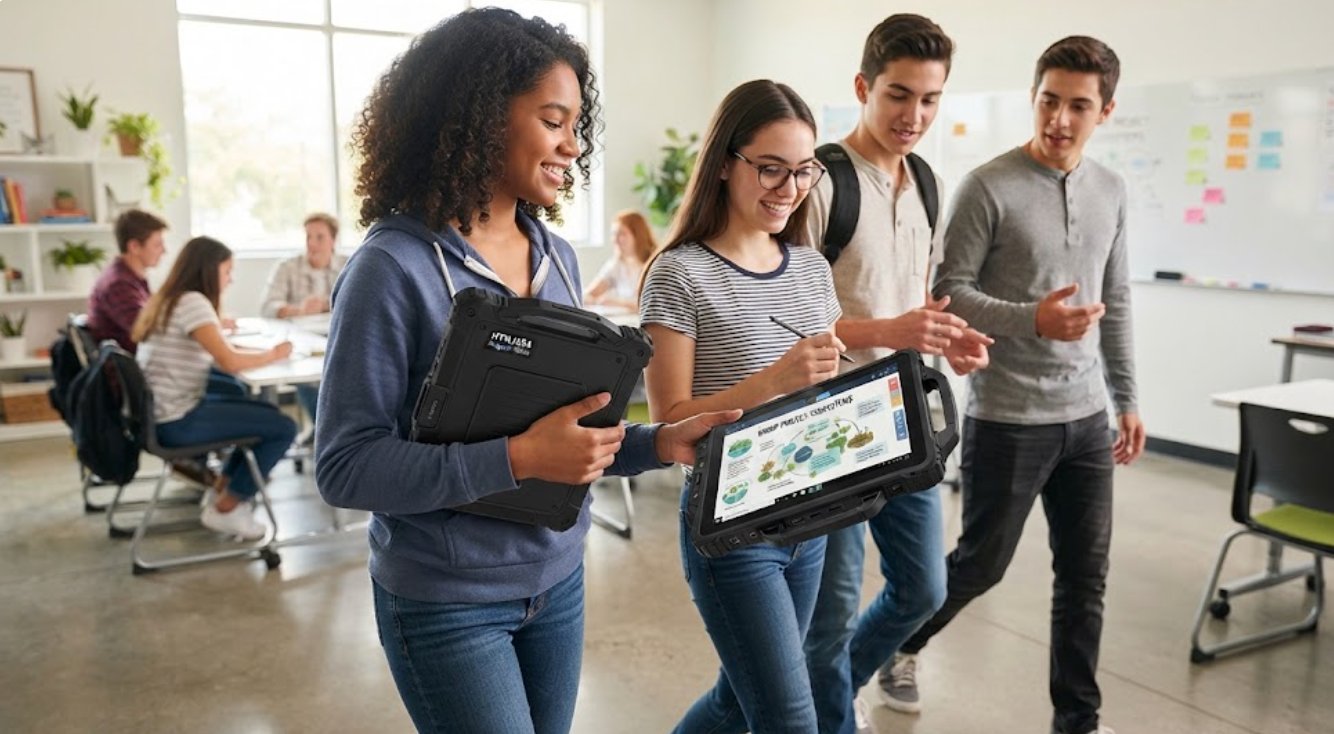 HTNJ08B Rugged Tablet and ST9-M: Transforming Modern Education Technology(图2) HTNJ08B Rugged Tablet and ST9-M: Transforming Modern Education Technology(图2)
