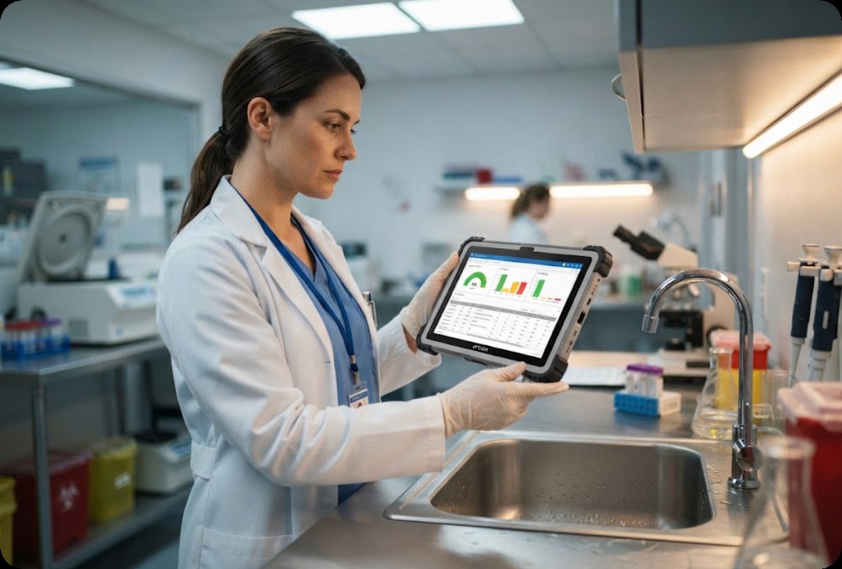Deploying Rugged Tablets at Medical Workstations and Clinics: A Practical Installation Guide(图3) Deploying Rugged Tablets at Medical Workstations and Clinics: A Practical Installation Guide(图2)