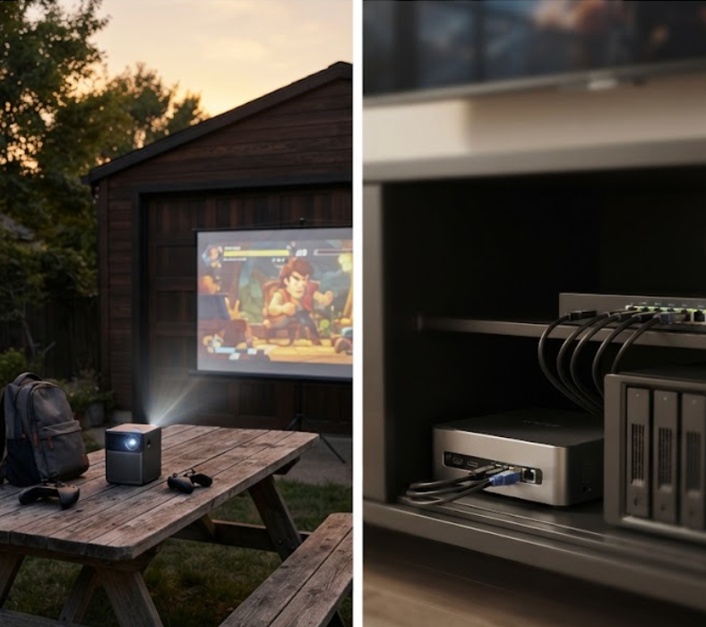 How to Install a Game-Ready Home Theater Around an Ultra-Short-Throw Laser Projector(图2) How to Install a Game-Ready Home Theater Around an Ultra-Short-Throw Laser Projector(图2)