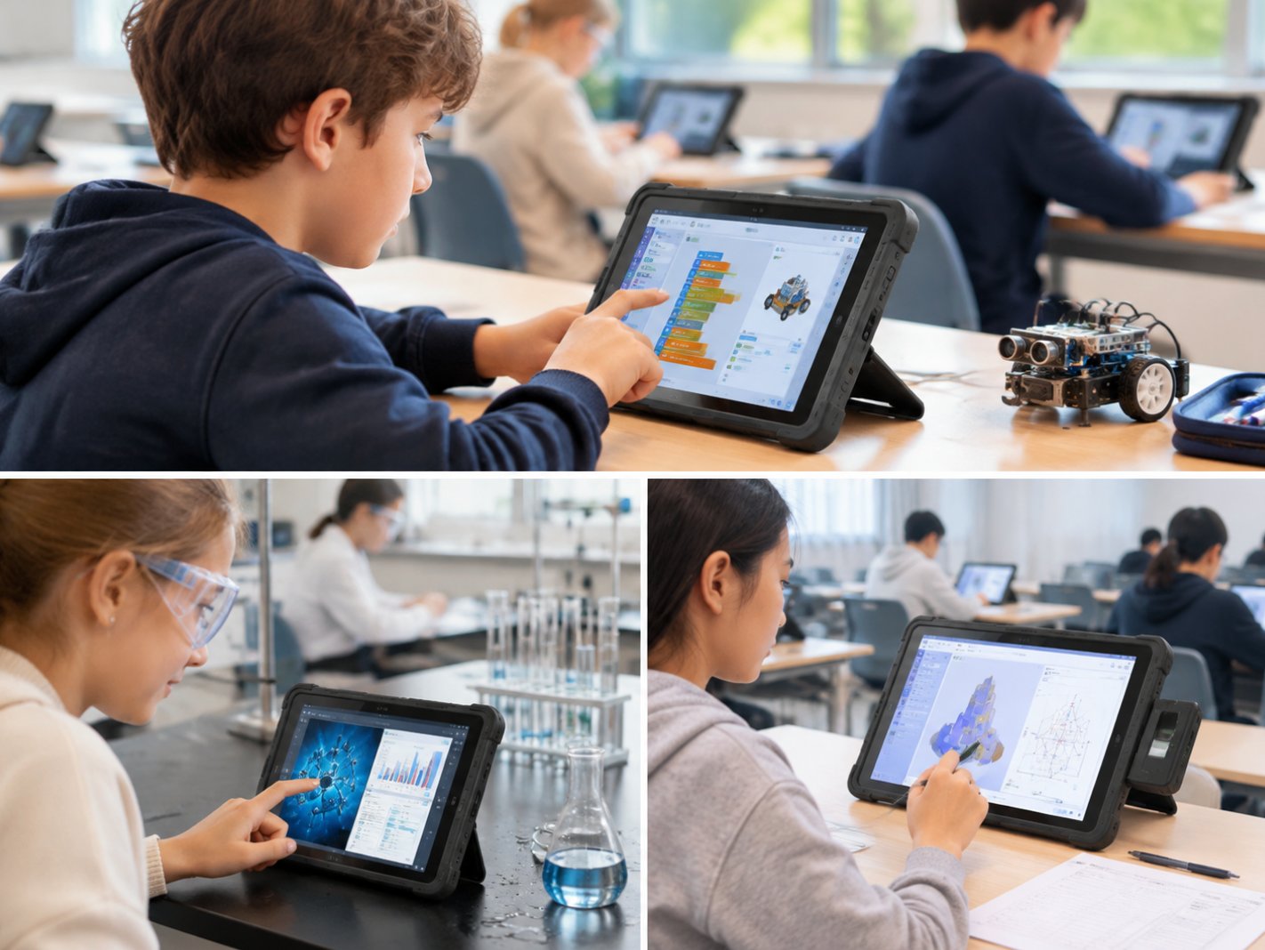Troubleshooting the School Computer Lab: How Rugged Tablets Like the ST9-M Cut Downtime(图3)