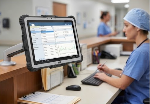 Rugged Medical Workstation Installation with HTYJ08A, HCAR5000 MI & ST13-J(图3) Rugged Medical Workstation Installation with HTYJ08A, HCAR5000 MI & ST13-J(图3)