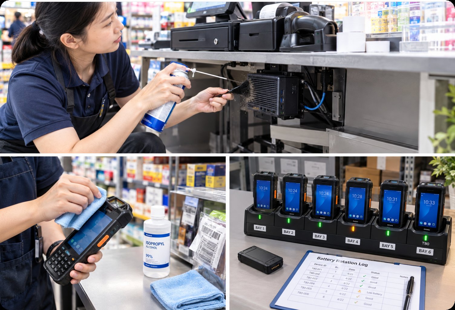 Palm-sized miniPC and T80 Handheld PDA: A Retail POS Maintenance Playbook(图3)