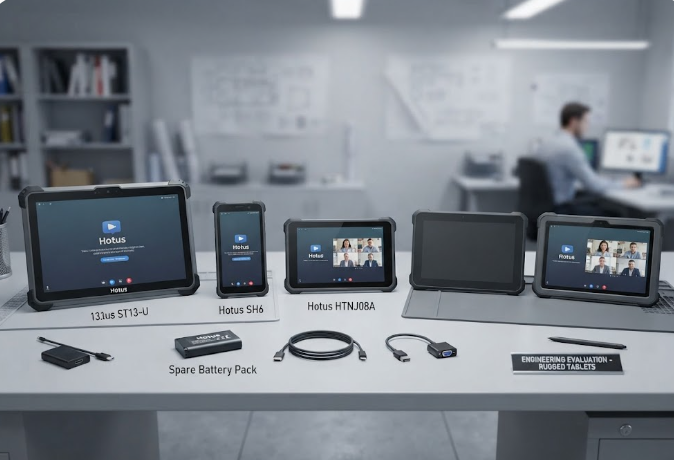 Rugged Tablets for Field Video Conferencing: Hotus ST13-U, SH6, HTNJ08A vs RuggON PX501 and Winmate M101B(图1)