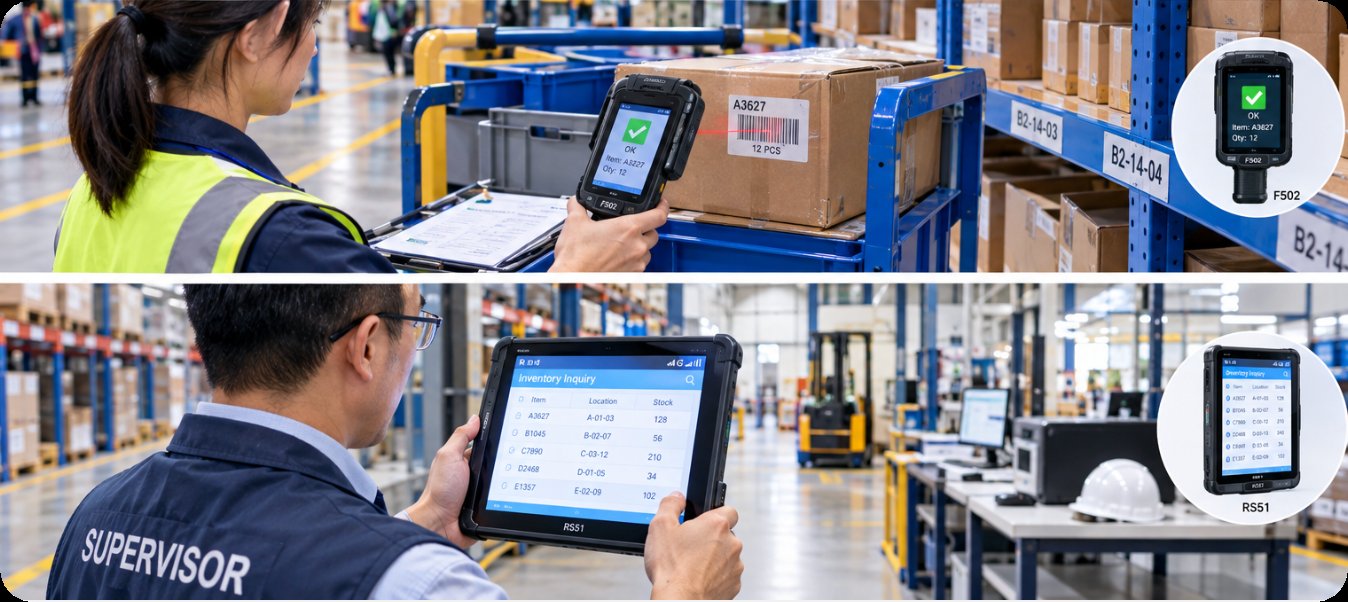 R366C-S, F502 and RS51: A Warehouse Data Capture Starter Guide(图3) R366C-S, F502 and RS51: A Warehouse Data Capture Starter Guide(图3)