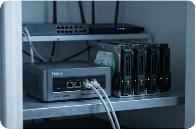 hotus home server nas vs zotac advantech 1