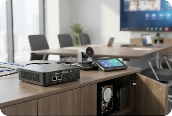 hotus video conferencing vs hp minisforum 1