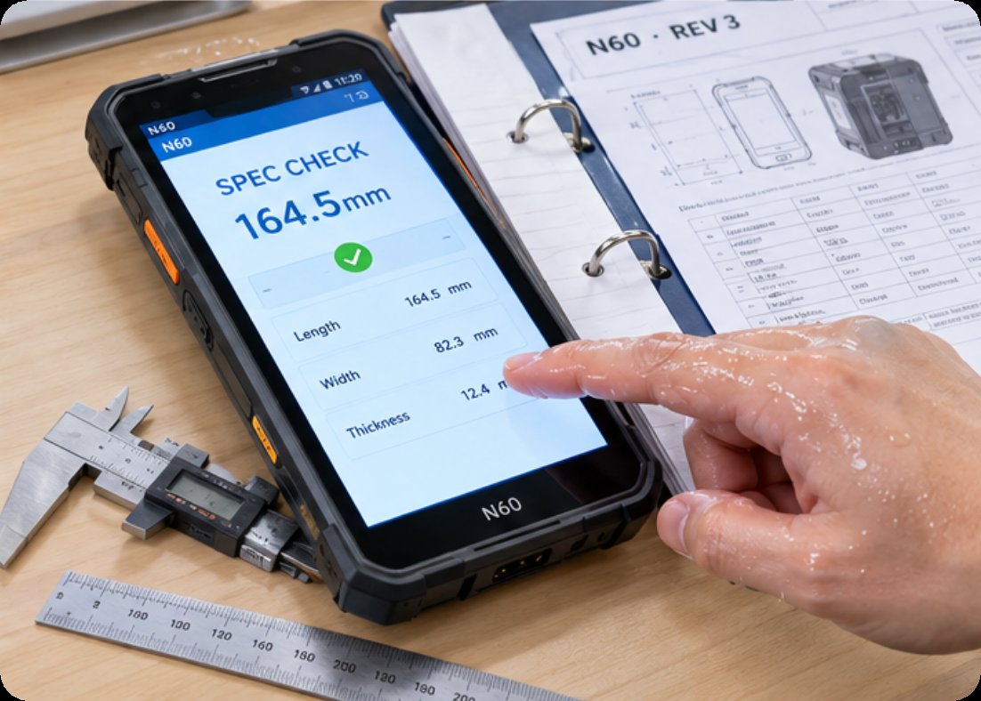 N60 inventory management PDA specification check with wet-hand touch N60 inventory management PDA specification check with wet-hand touch