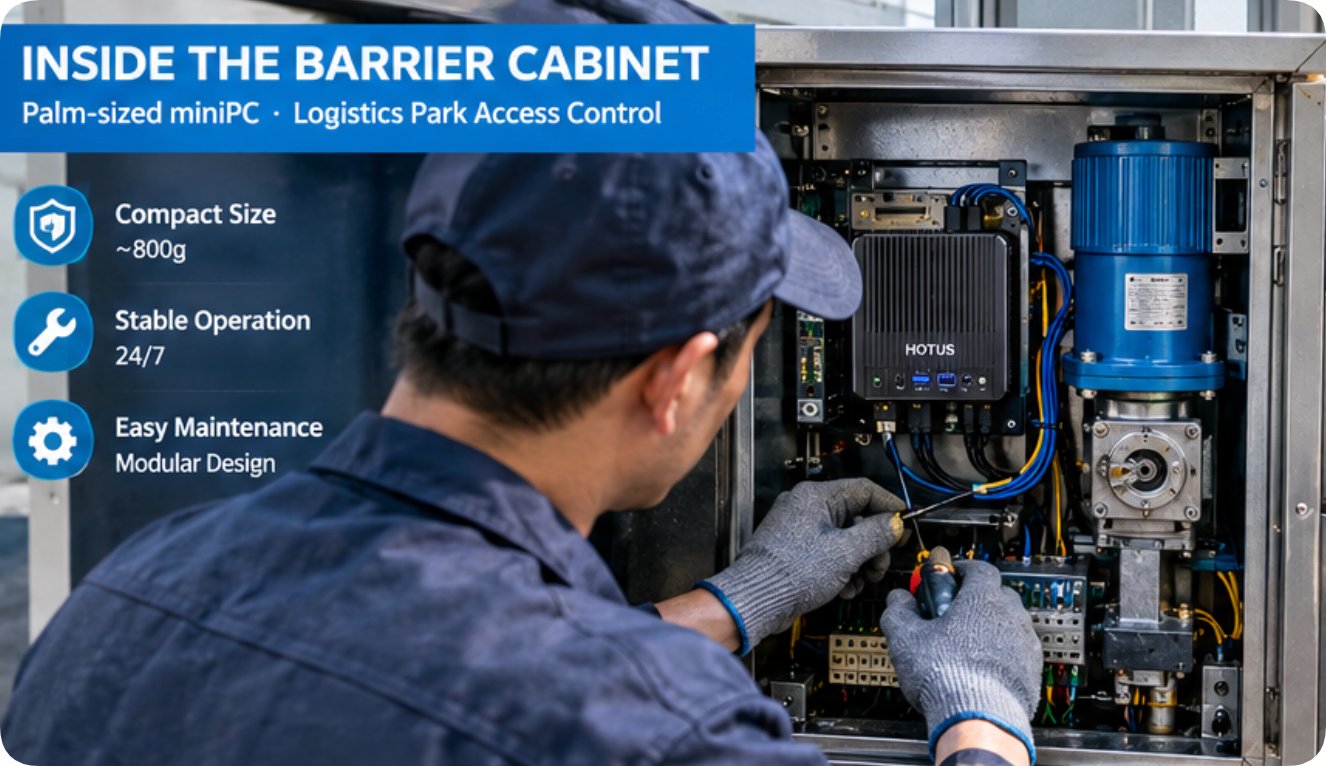 WTR PRO AMD, Palm-sized miniPC and HCAR5000 MI: Three Corners of a Logistics Par