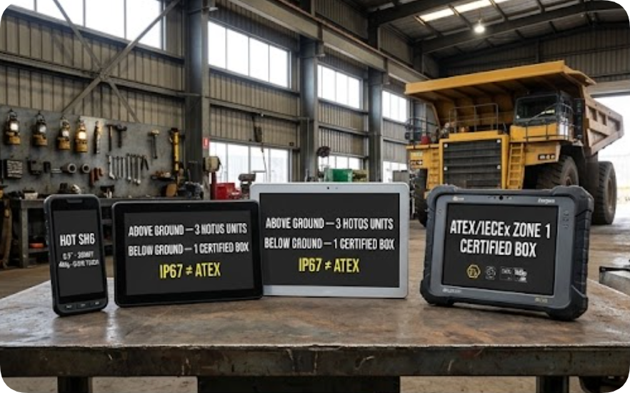 Above ground or below: three Hotus units and one certified box hotus mining_site vs aegex waysion 1
