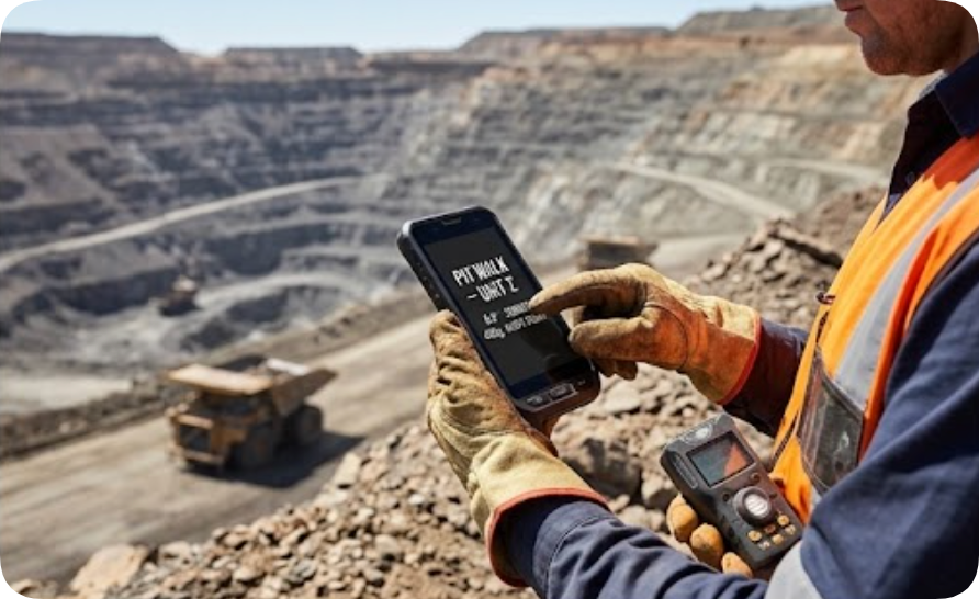 SH6 on the pit floor: one-hand weight, smallest screen hotus mining_site vs aegex waysion 2