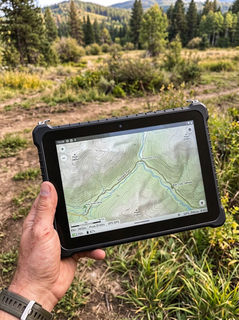 Handheld-tablet-terrain-map-bench-patrol