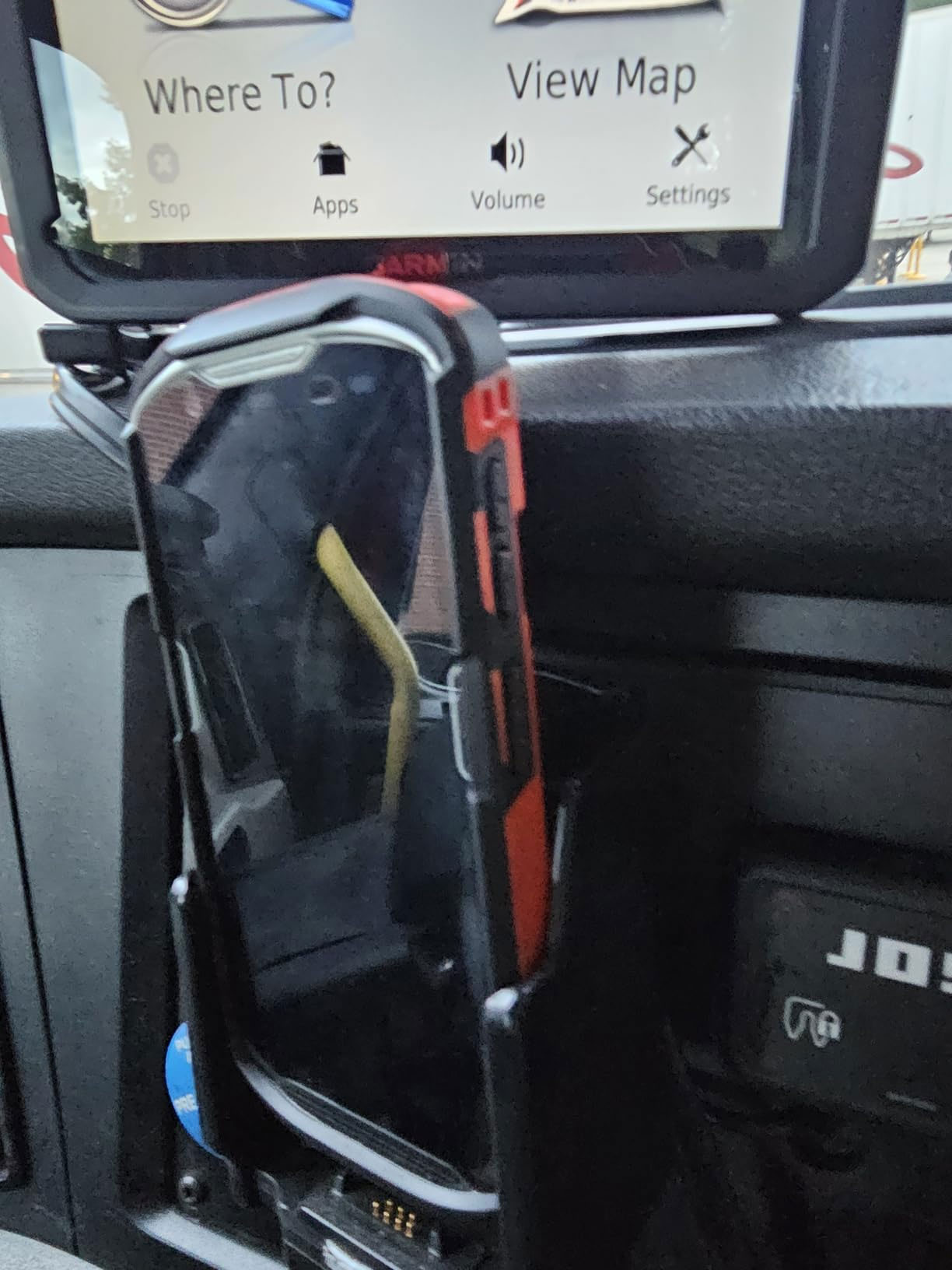 In-cab-navigation-screen-closeup-patrol-vehicle