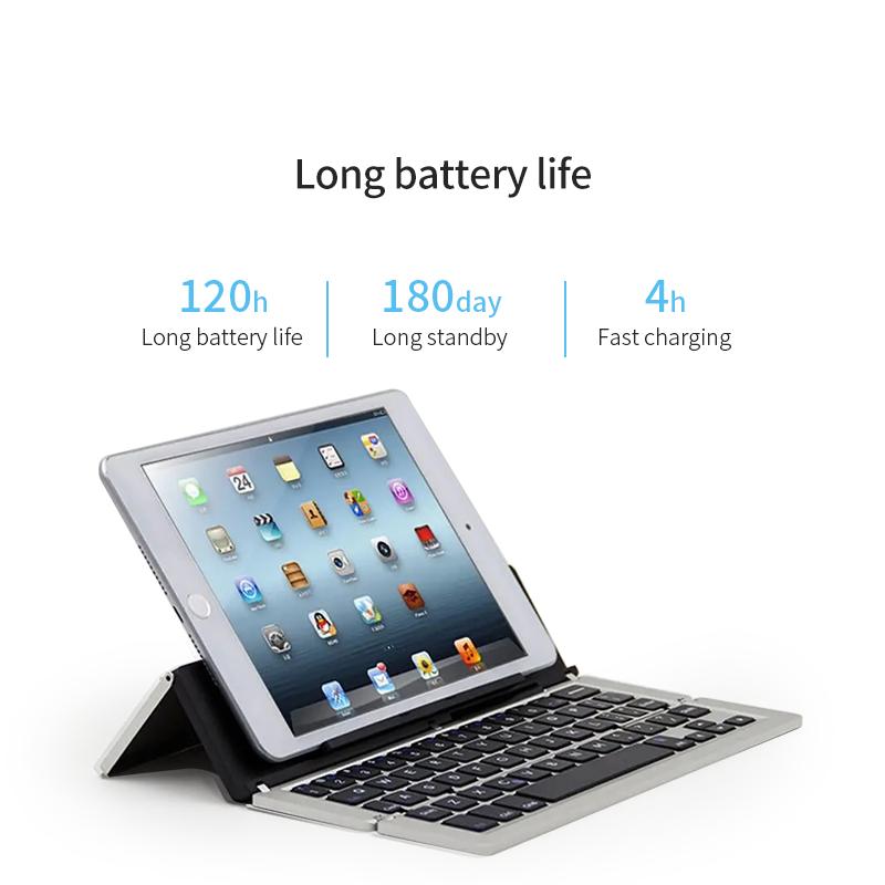 Good combination of foldable Bluetooth keyboard and smart stand